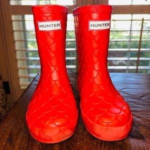 Hunter Kids First Toddler Classic Boots - Sea Dragon Red